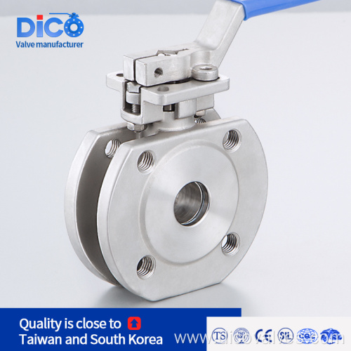 Pn16 with ISO5211 Pad Wafer Flange Ball Valve